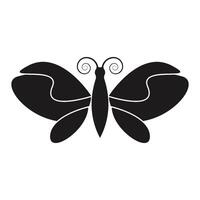 diseño de icono de mariposa vector