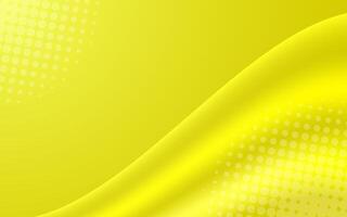 Yellow shiny wavy background design vector