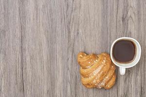 Delicious croissant pastry photo