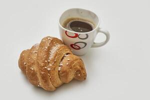 Delicious croissant pastry photo