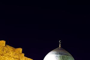 hermosa vista de la mezquita foto