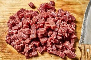 Meat food preparation photo