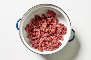 Meat food preparation photo