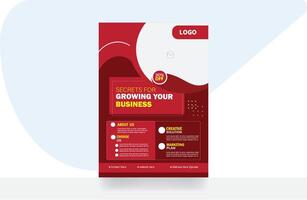 Corporate business flyer brochure design backgrounds template vector