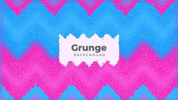 Pink And Blue Zigzag Grunge Background vector