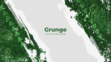 Green Lines Grunge Texture with Diagonal White Space Background vector