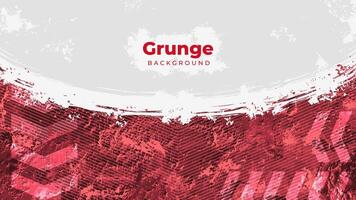 Abstract Red Lines with Grunge Texture Background vector