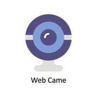 Web Came  vector Flat icon style illustration. EPS 10 File