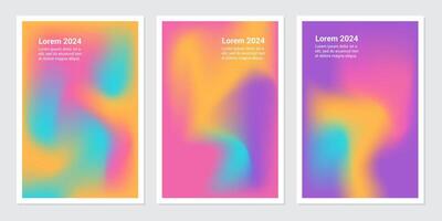 Liquid gradient color background design and Fluid composition. Creative illustration for poster, web, landing, page, cover, ad, greeting, card, promotion. vector