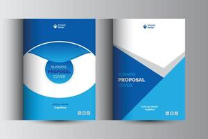 Corporate Business Proposal Catalog Cover Design Template Concepts vector