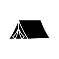 camping tent icon vector design template simple and clean