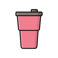 tumbler icon vector design template simple and clean