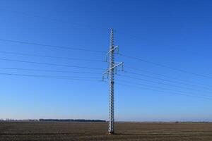 Power line support photo