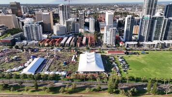 oktoberfest perth festival festa evento aéreo 4k video