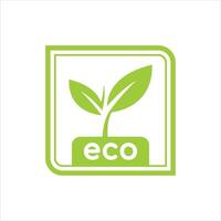 eco simpático icono diseño conjunto colección vector