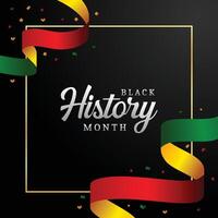 Black History Month Vector Design