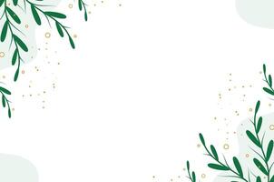 botanical design template background collection vector