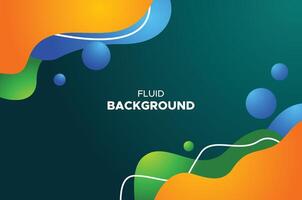 Modern Fluid Background Vector Design