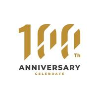 Anniversary Number Design For Greeting Moment vector