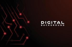 Digital Technology Background Vector Design