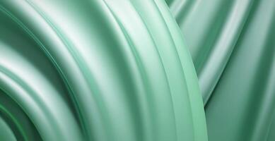 Abstract Colorful Silk Waves Curve Background 3D Rendering Without AI Generated photo