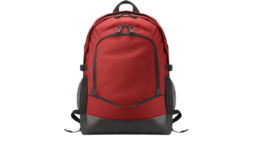 AI generated Backpack on a transparent background png