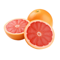 AI generated Grapefruits isolated on a transparent background. png