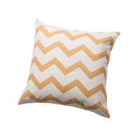 AI generated Cushion. Scandinavian modern minimalist style. Transparent background, isolated image. png