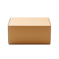 AI generated Shipping box on a transparent background png