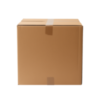 AI generated Shipping box on a transparent background png