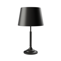 ai genererad tabell lampa. scandinavian modern minimalistisk stil. transparent bakgrund, isolerat bild. png