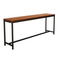 ai gegenereerd sofa tafel. Scandinavisch modern minimalistische stijl. transparant achtergrond, geïsoleerd afbeelding. png