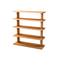 AI generated Wire Shelving. Scandinavian modern minimalist style. Transparent background, isolated image. png