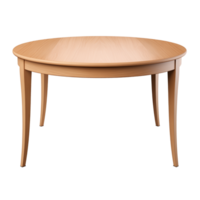 ai generado mesa. escandinavo moderno minimalista estilo. transparente fondo, aislado imagen. png