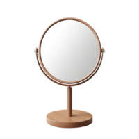 AI generated Vanity Mirror. Scandinavian modern minimalist style. Transparent background, isolated image. png