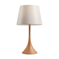 ai genererad tabell lampa. scandinavian modern minimalistisk stil. transparent bakgrund, isolerat bild. png