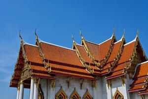 Marble Temple Wat Benchamabophit Bangkok, Thailand photo