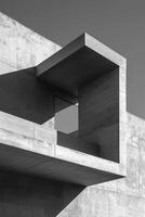 AI generated Clean lines and shapes intersect in balanced compositions, exuding geometric elegance photo