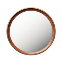 ai généré mur monté vanité miroir. scandinave moderne minimaliste style. transparent arrière-plan, isolé image. png