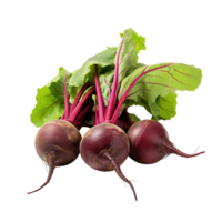 AI generated Beets isolated on a transparent background. png