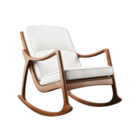 ai généré balancement chaise. scandinave moderne minimaliste style. transparent arrière-plan, isolé image. png