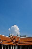 Behind Wat Benchamabophit Church Bangkok, Thailand photo