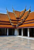 Behind Wat Benchamabophit Church Bangkok, Thailand photo