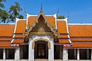 Behind Wat Benchamabophit Church Bangkok, Thailand photo