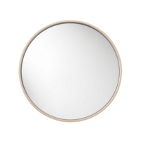 AI generated Mirror. Scandinavian modern minimalist style. Transparent background, isolated image. png