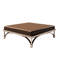 ai généré ottoman café tableau. scandinave moderne minimaliste style. transparent arrière-plan, isolé image. png