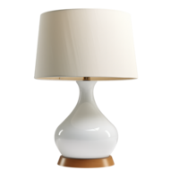 AI generated Table Lamp. Scandinavian modern minimalist style. Transparent background, isolated image. png