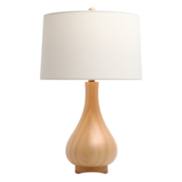 ai generiert Tabelle Lampe. skandinavisch modern minimalistisch Stil. transparent Hintergrund, isoliert Bild. png
