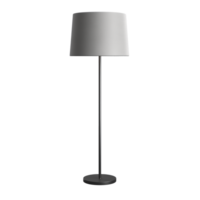 AI generated Floor Lamp. Scandinavian modern minimalist style. Transparent background, isolated image. png