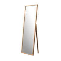 ai généré sol miroir. scandinave moderne minimaliste style. transparent arrière-plan, isolé image. png